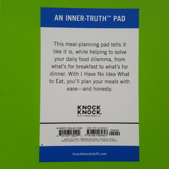 I HAVE NO IDEA WHAT TO EAT Inner-Truth Pad - Picture 7 of 9